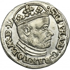 Stephen Bathory, 3 Groschen Olkusz 1585