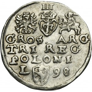 Sigismund III Vasa, 3 Groschen Lublin 1598