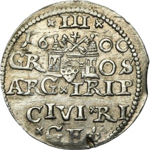 Žigmund III Vasa, Trojak Riga 1600 - RÍM