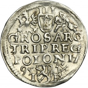 Sigismund III Vasa, 3 Groschen Fraustadt 1595