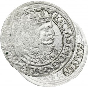 John II Casimir, 6 Groschen Lviv 1662 GBA - RARE, ΛRGEN