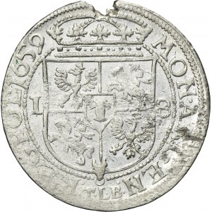 John II Casimir, 1/4 Thaler Krakau 1659 TLB - SV
