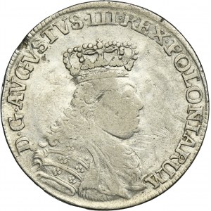 Augustus III of Poland, 1/4 Thaler Leipzig 1755 EC