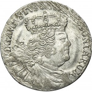 Augustus III of Poland, 18 Groschen Leipzig 1754 EC