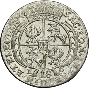 Augustus III of Poland, 18 Groschen Leipzig 1754 EC