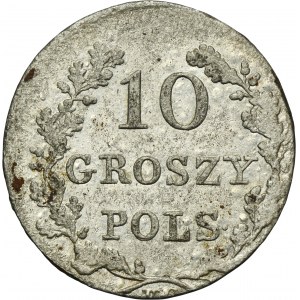 November Uprising, 10 groschen Warsaw 1831 KG