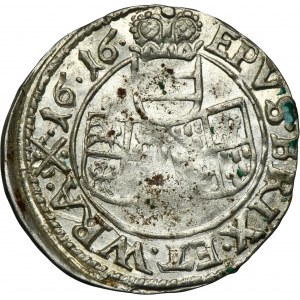 Silesia, Duchy of Neisse, Karl von Österreich, 3 Kreuzer Neisse 1616 - RARE