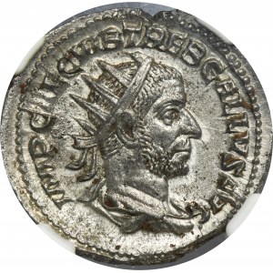 Roman Imperial, Trebonianus Gallus, Antoninianus - NGC AU
