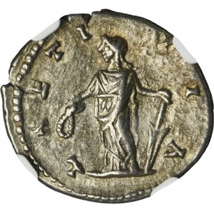 Roman Imperial, Julia Domna, Denarius - NGC AU