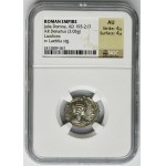Roman Imperial, Julia Domna, Denarius - NGC AU