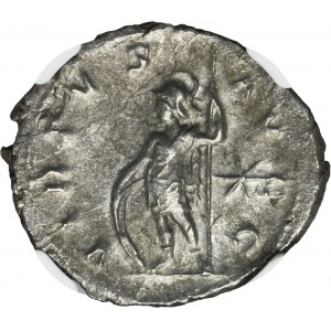 Rímska ríša, Volusian, Antoninian - NGC AU - ex. Dunajská strieborná zbierka