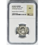 Rímska ríša, Volusian, Antoninian - NGC AU - ex. Dunajská strieborná zbierka