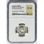 Empire romain, Gordien III, Antoninien - NGC Ch AU - ex. Collection d'argent du Danube