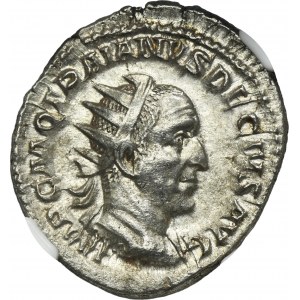 Rímska ríša, Traján Decius, antoninián - NGC AU - ex. Dunajská strieborná zbierka