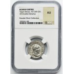 Rímska ríša, Traján Decius, antoninián - NGC AU - ex. Dunajská strieborná zbierka