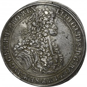 Silesia, Habsburg rule, Leopold I, Thaler Brieg 1695 CB