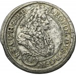 Silesia, Habsburg rule, Leopold I, 15 Kreuzer Brieg 1693 CB - RARE