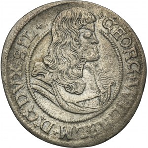Silsia, Duchy of Liegnitz-Brieg-Wohlau, Georg Wilhelm, 6 Kreuzer Brieg 1674 CB