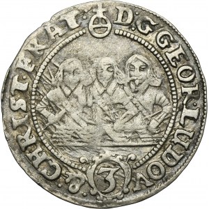 Silesia, Duchy of Liegnitz-Brieg-Wohlau, Georg III, Ludwig IV, Christian, 3 Kreuzer Brieg 1656
