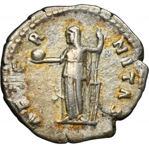 Roman Imperial, Faustina I, Posthumous Denarius