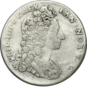 Denmark, Frederick IV, 16 Skilling Dansk Copenhagen 1716 CW