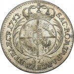 Augustus III of Poland, 6 Groschen Leipzig 1753 - RARE, denomination SZ