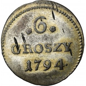 Poniatowski, 6 Groschen 1794