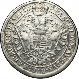 Hungary, Leopold I, Thaler Kremnitz 1698 KB
