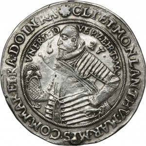 Germany, Duchy of Saxe-Coburg-Eisenach, Johann Casimir and Johann Ernst II, 1/2 Thaler Saalfeld 1627 WA