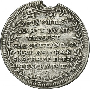 Nemecko, Kniežatstvo Hohenlohe-Neuenstein-Öhringen, Ján Fridrich II., Norimberské pero 1730