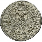 Silesia, Habsburg rule, Leopold I, 3 Kreuzer Brieg 1702 CB