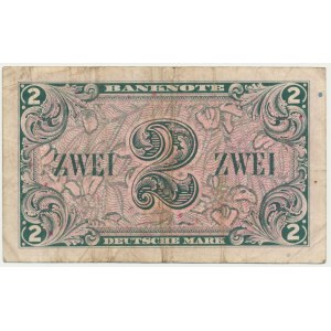Německo, 2 marky 1948 - vzácnější