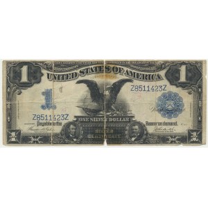 USA, strieborný certifikát, 1 dolár 1899 - Teehee a Burke -.