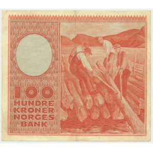 Norsko, 100 korun 1958