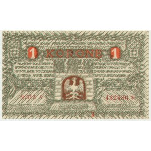 Kraków, 1 korona 1919 - A -