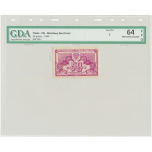50 groszy 1944 - GDA 64 EPQ