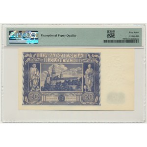 20 złotych 1936 - AM - PMG 67 EPQ