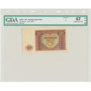 10 złotych 1946 - GDA 67 EPQ