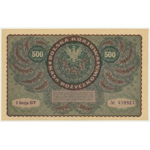 500 marks 1919 - 1ère série BT -