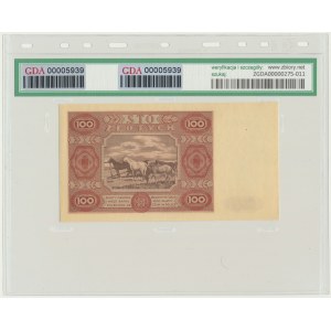 100 złotych 1947 - E - GDA 66 EPQ