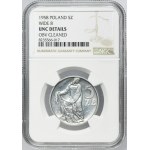 5 złotych 1958 Rybak - BAŁWANEK - NGC UNC DETAILS