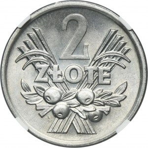 2 złote 1972 Jagody - NGC MS64