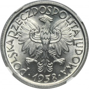2 złote 1958 Jagody - NGC MS65