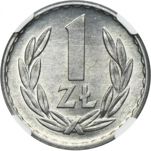 1 złoty 1966 - NGC MS64
