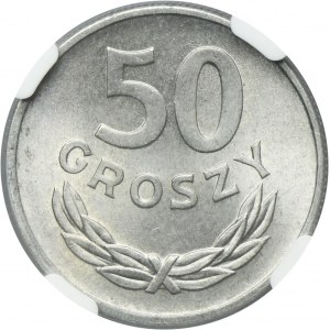 50 groszy 1957 - NGC MS64