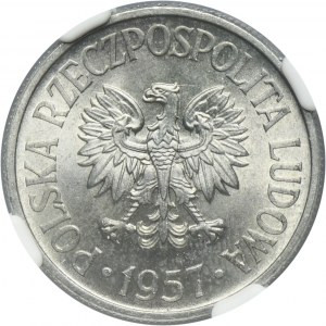 50 groszy 1957 - NGC MS64