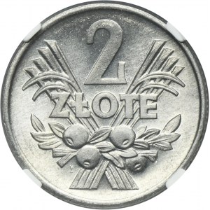 2 złote 1959 Jagody - NGC MS65 - NAJRZADSZY ROCZNIK
