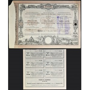 Compagnie de chemin de fer Lviv - Chernivtsi - Yassy, 200 zloty 1868, Édition II