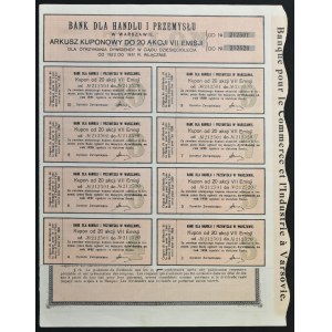 Bank dla Handlu i Przemysłu, 20 x 540 mkp 1922, Emisja VII