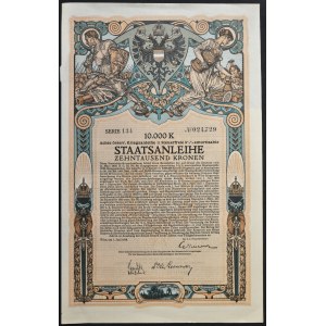 VIII austriacka pożyczka wojenna, obligacja 10.000 koron